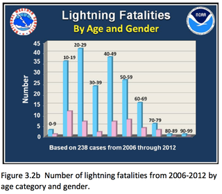 Illustration for article titled New statistics on lightning deaths in the U.S. reveal weird patterns
